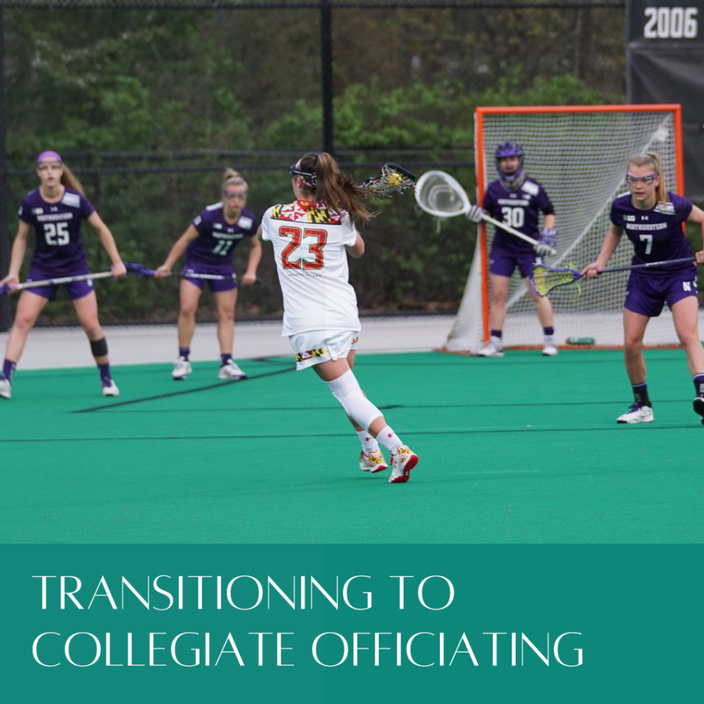 Transitioning to Collegiate Officiating