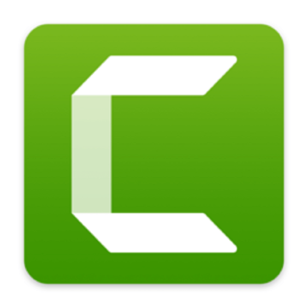 Camtasia green logo