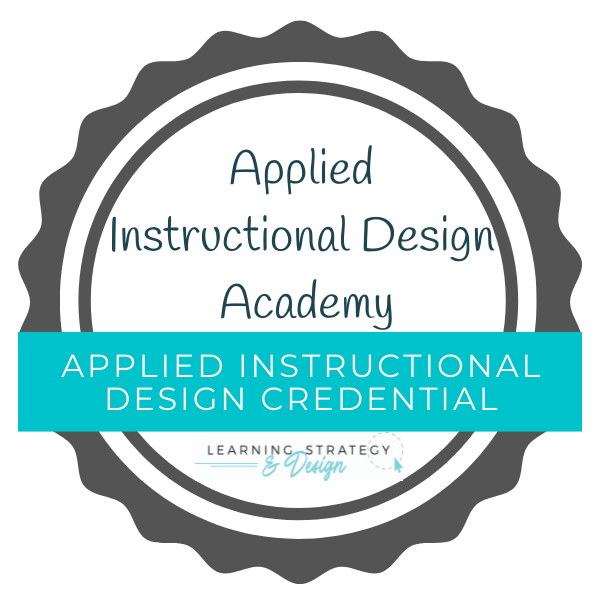 Applied Instructional Design Credential