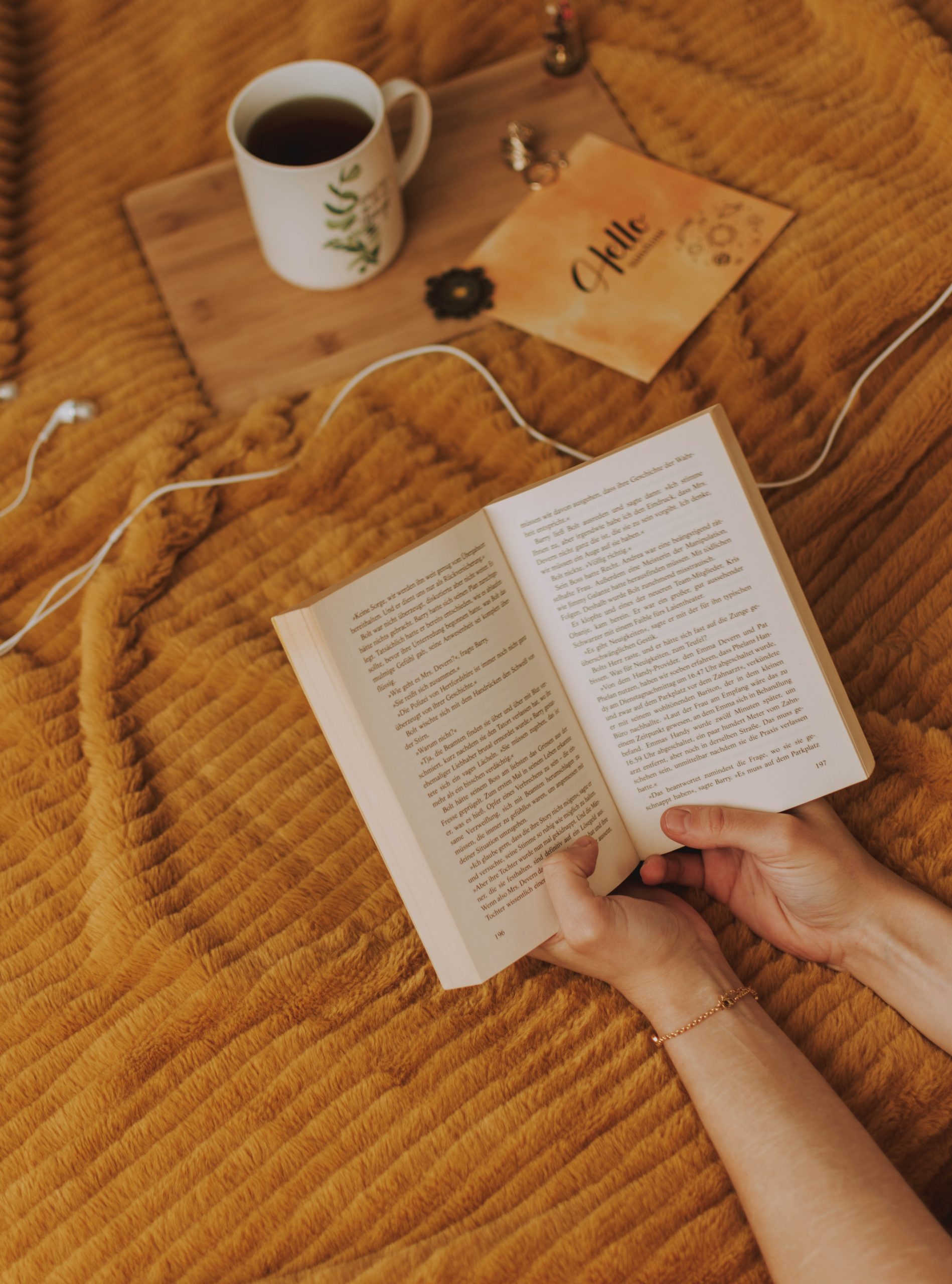 book in bed